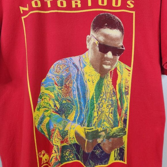 Brooklyn Mint Notorious Biggie Smalls Coogie Portrait SS Crew Neck Tee Large - Picture 2 of 4